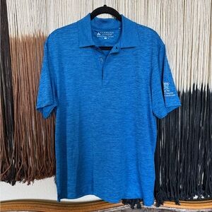 Heathered blue Bermuda Sands polo; perfect condition